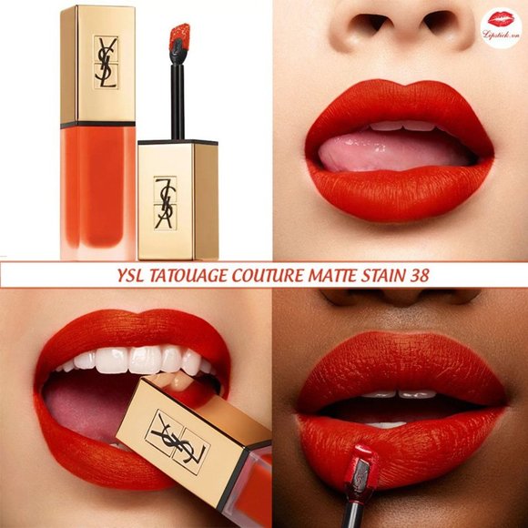 YSL Matte Stain 38 Chili Spirit BRAND NEW - Picture 4 of 4